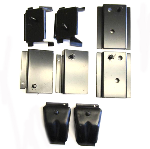 1971 Chevrolet Nova/Chevy II BUCKET SEAT MOUNTING BRACKET SET - 8 PIECES (MADE EXACTLY LIKE ORIGINAL) | IN4672N