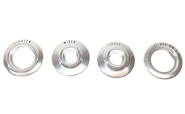 1967 Chevrolet Nova/Chevy II DASH BEZEL SET - 4 PIECES | IN4733N