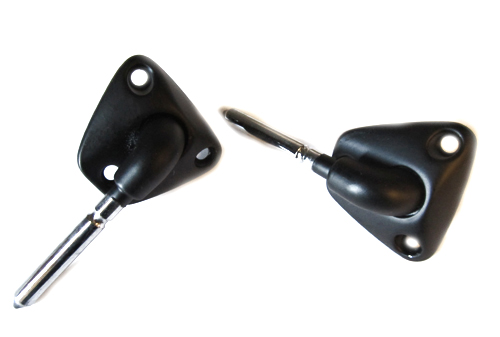 1974 Buick Skylark/GS/Regal/GN SUNVISOR BRACKET HARDTOP REGAL ONLY (BLACK) - PR | IN5091Z