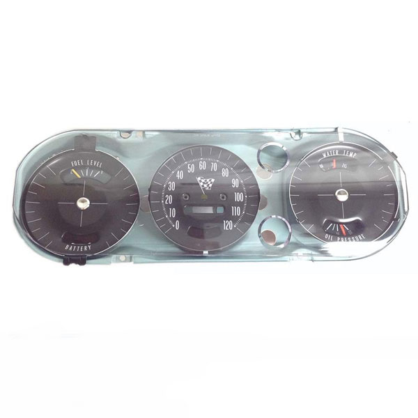 1965 Pontiac GTO/LeMans/Tempest RALLY GUAGE CLUSTER FOR HOOD TACH CARS. | IN5346G