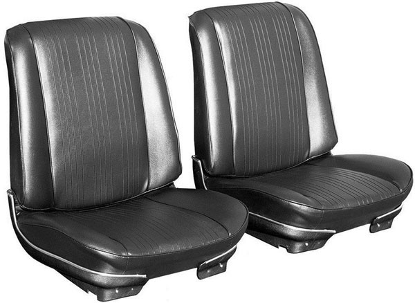 1967 Pontiac GTO/LeMans/Tempest FRONT BUCKET SEAT COVERS (LEGENDARY) - PR | IN5496G