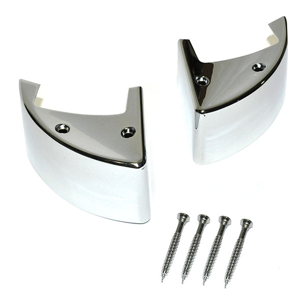 1961 Chevrolet Impala/Caprice/Bel Air ARM REST BASE CHROME ORNAMENTS - PR | IN5640P