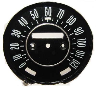 1969 Oldsmobile Cutlass/442/F85 SPEEDOMETER GAUGE FACE FLOOR SHIFT | IN5651T