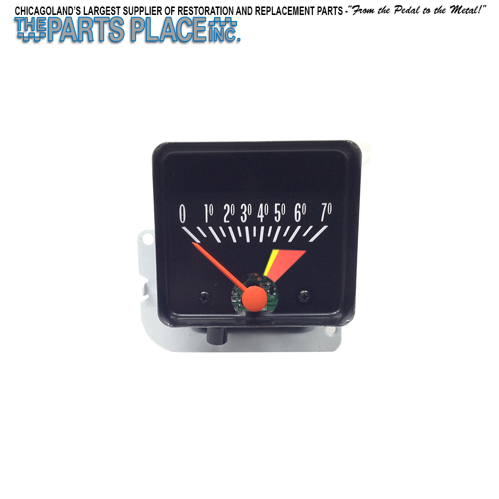 1972 Chevrolet Nova/Chevy II TACHOMETER WITH WHITE NUMBERS & DASHES REDLINE 5500-7000 | IN5795N