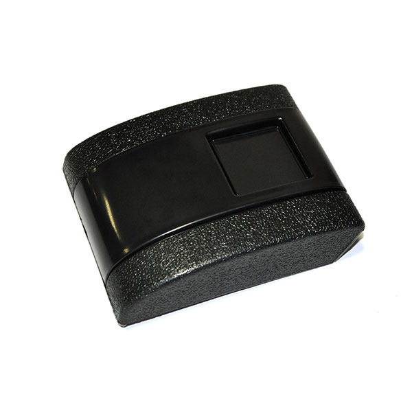 1971 Pontiac GTO/LeMans/Tempest STANDARD SEAT BELT BUCKLE PLASTIC COVER & BUTTON NEW (GM MARK OF EXCELLENCE DECAL SOLD SEPARATELY) BLACK - EA | IN6060Z
