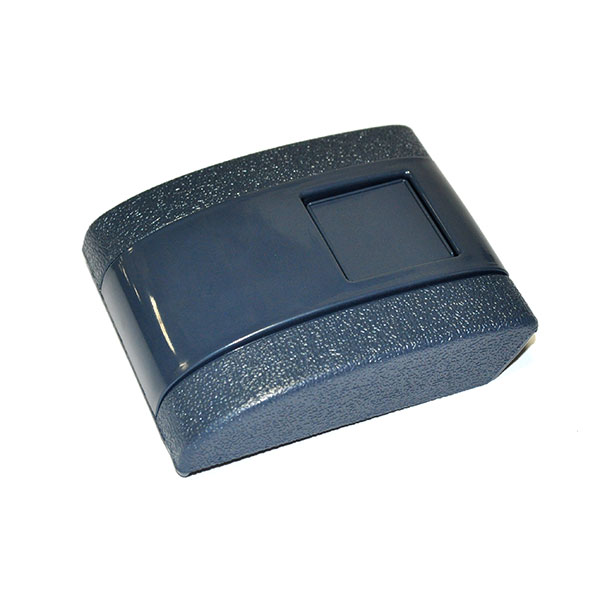1967 Pontiac GTO/LeMans/Tempest STANDARD SEAT BELT BUCKLE PLASTIC COVER & BUTTON NEW (GM MARK OF EXCELLENCE DECAL SOLD SEPARATELY) BLUE - EA | IN6063Z