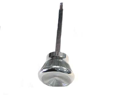 1970 Pontiac GTO/LeMans/Tempest HEADLIGHT SWITCH KNOB WITH SHAFT - CORRECT CHROME PLATED KNOB WITH ZINC PLATED SHAFT - GM # 9786793 | IN6796Z