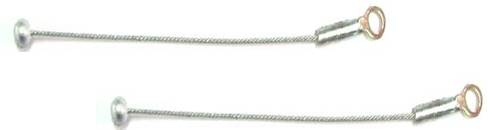 1969 Pontiac GTO/LeMans/Tempest FACTORY DASH GLOVE BOX DOOR CABLES (PAIR) | IN6826G