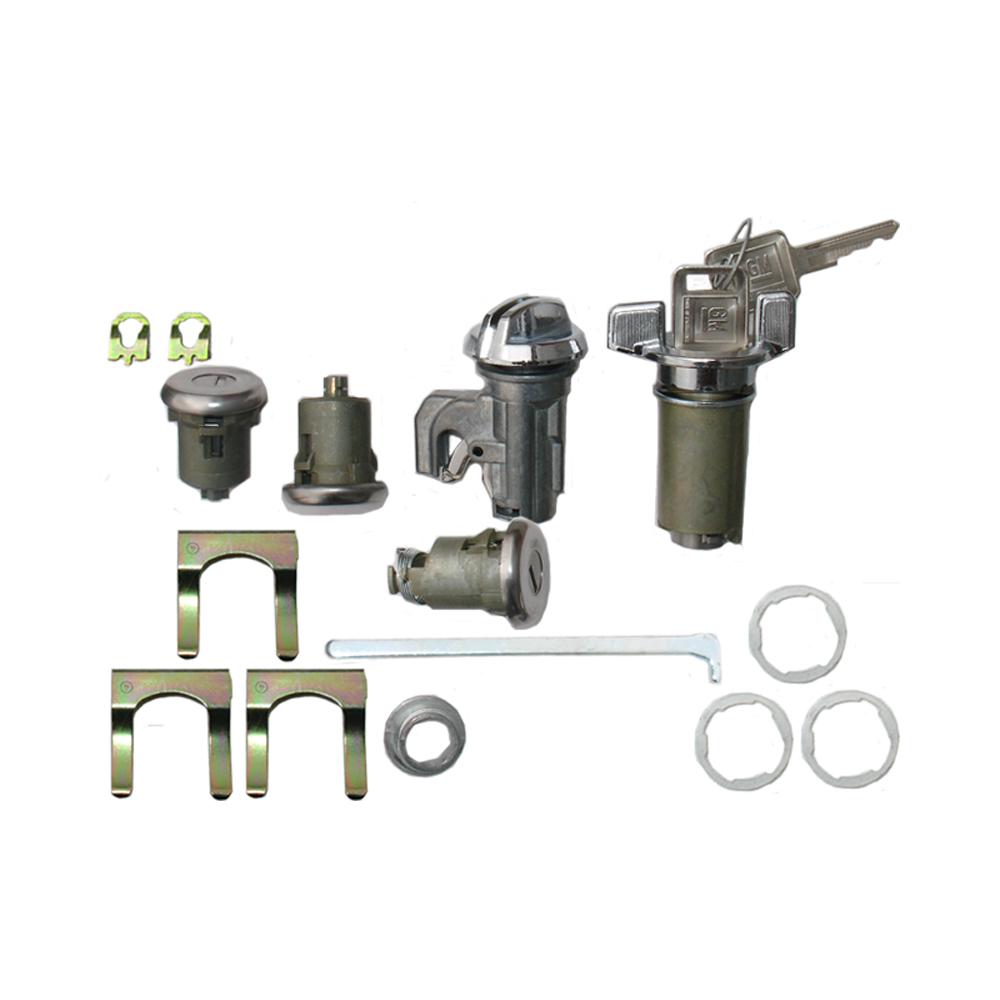 1969 Chevrolet Camaro IGNITION, DOOR, GLOVEBOX & TRUNK LOCK KIT - ORIGINAL KEY 290 | KL10018R