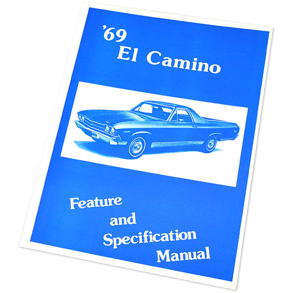 1969 Chevrolet El Camino FACTS & FEATURE MANUAL Chevrolet El Camino