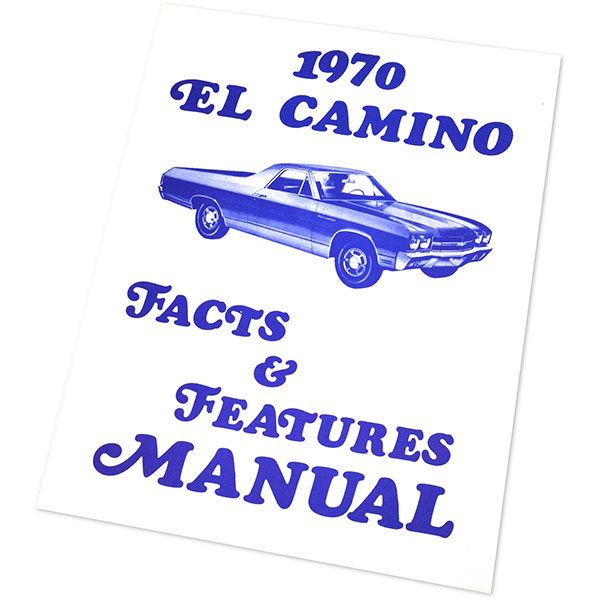 1970 Chevrolet El Camino FACTS & FEATURE MANUAL | MP0247