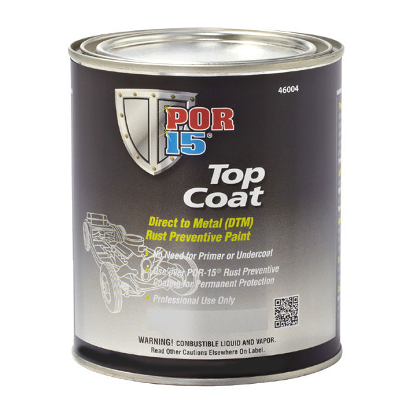 1966 Pontiac GTO/LeMans/Tempest POR 15 RUST PREVENTATIVE PAINT TOP COAT (GLOSS WHITE) GALLON | PT3086Z