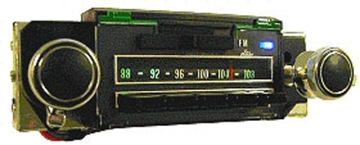 1969 Chevrolet Chevelle/Malibu FACTORY STYLE AM/FM BLUE DOT RADIO WITH ANALOG DISPLAY WITH NEEDLE | RD10249C