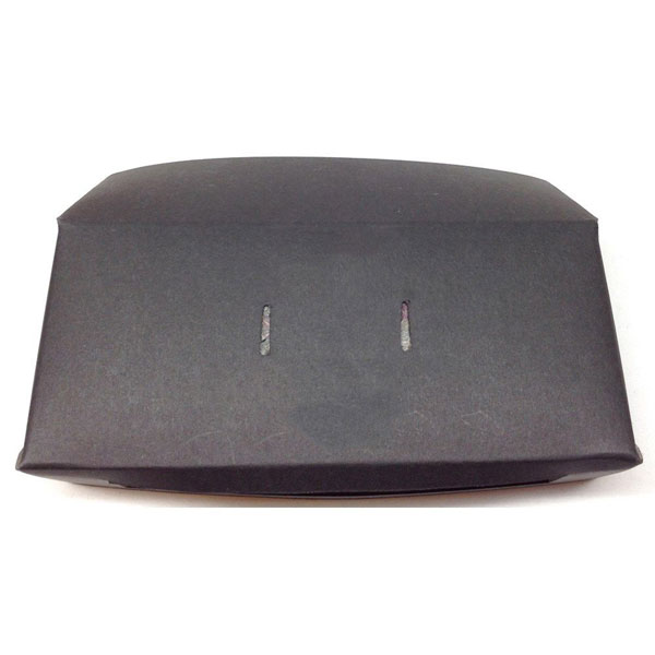 1971 Pontiac GTO/LeMans/Tempest REAR SPEAKER ENCLOSURE (HARDTOP - 8X11 BEVELLED BOX WITH SIDE OPENING) - EA - MOUNTS IN TRUNK ON PACKAGE TRAY PANEL | RD12477A