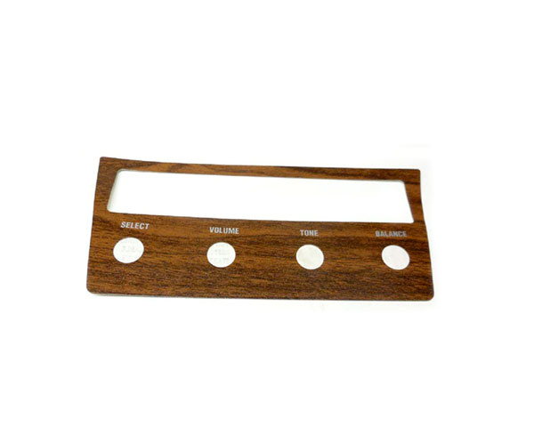 1967 Pontiac GTO/LeMans/Tempest 8 TRACK INSERT (1ST DESIGN) - WOODGRAIN FOR DASH MOUNTED 8 TRACK | RD21750G