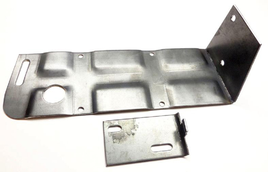 1971 Pontiac GTO/LeMans/Tempest 8-TRACK BRACKET SET (MOUNTS TO RADIO ONLY) - 2 PIECES | RD4735G
