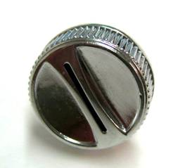 1971 Oldsmobile Cutlass/442/F85 8-TRACK OUTER CHROME KNOB - CORRECT POT METAL KNOB FOR THE UNDER DASH 8 TRACK PLAYER | RD9549T