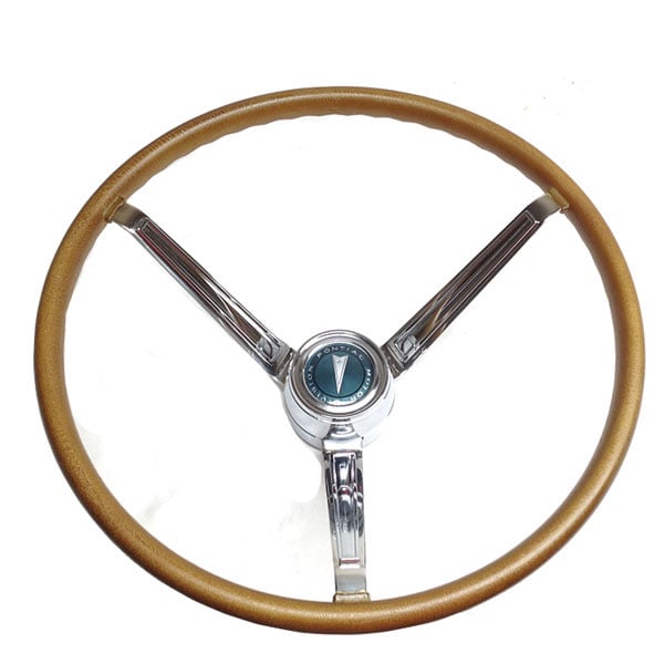 woodハンドル 1965 Pontiac GTO/LeMans/Tempest STEERING WOOD WHEEL KIT
