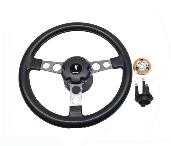 1971 Pontiac GTO/LeMans/Tempest FORMULA STEERING WHEEL KIT WITH SILVER SPOKES | ST3373G