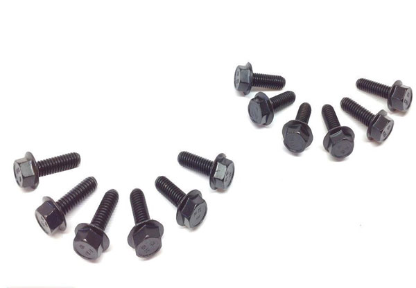 1965 Pontiac GTO/LeMans/Tempest REAR DIFFERENTIAL COVER BOLT 5/16'' X 1'' RBW - SET OF 12 (THESE ARE THE CORRECT BOLTS TO MOUNT THE REAR END COVER TO THE REAR END HOUSING. THEY HAVE THE CORRECT RBW ON THE FLANGED LOCKING HEAD OF THE BOLTS. FITS ALL GM CARS WITH A 10 OR 12 BOLT REAR END) | SU5830Z