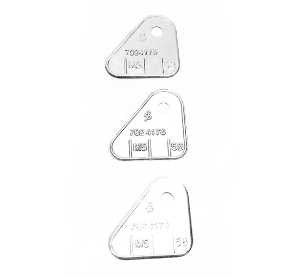 1964 Pontiac GTO/LeMans/Tempest IDENTIFICATION TAGS - MANUAL TRANSMISSION (3 PIECE) | TP3512G