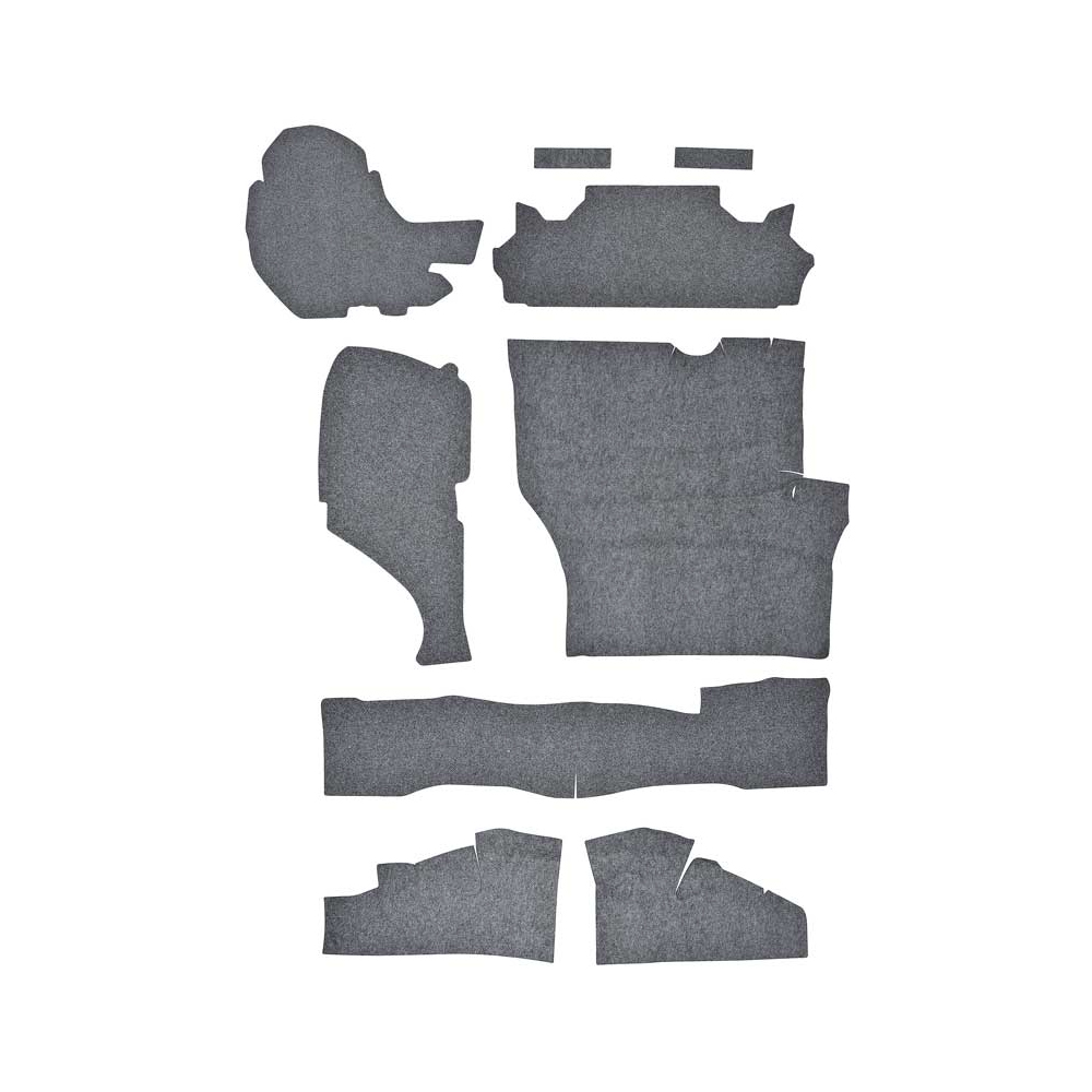 1984 Buick Skylark/GS/Regal/GN COMPLETE TRUNK LINER SET 2 DOOR CHARCOAL 9 PIECES | TR10007S