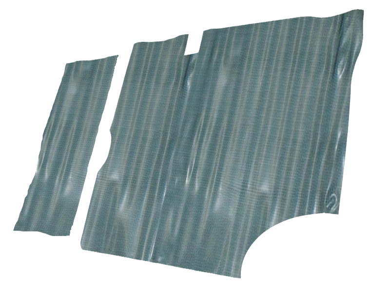 1967 Buick Skylark/GS/Regal/GN TRUNK MAT - RUBBER/VINYL AQUA/BLACK HOUNDSTOOTH | TR2892S
