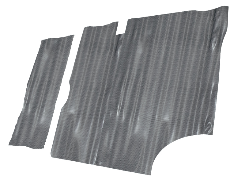 1966 Buick Skylark/GS/Regal/GN TRUNK MAT - RUBBER/VINYL GRAY/BLACK HOUNDSTOOTH | TR2893S
