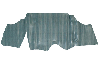 1977 Pontiac Firebird/TransAm TRUNK MAT - VINYL WITH COTTON WEB BACKED AQUA/BLACK HOUNDSTOOTH | TR3506F