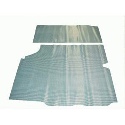 1968 Oldsmobile Cutlass/442/F85 TRUNK MAT - RUBBER/VINYL AQUA/BLACK HOUNDSTOOTH | TR3891T