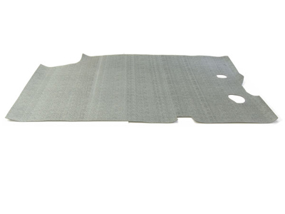 1964 Chevrolet Chevelle/Malibu TRUNK MAT - RUBBER/VINYL GRAY/BLACK CROWSFOOT | TR3907V