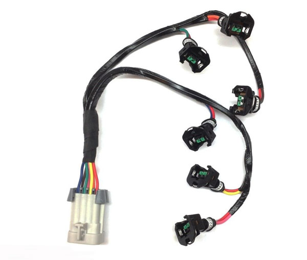 1986 Buick Skylark/GS/Regal/GN (GRAND NATIONAL) FUEL INJECTOR HARNESS 14 GAUGE.  FACTORY APPEARING FUEL INJECTOR HARNESS USING 14 GAUGE WIRE, RECOMMENDED FOR USE IN HIGH PERFORMANCE RACING APPLICATIONS WHERE LOW IMPEDANCE INJECTORS ARE USED. | WH80947Z
