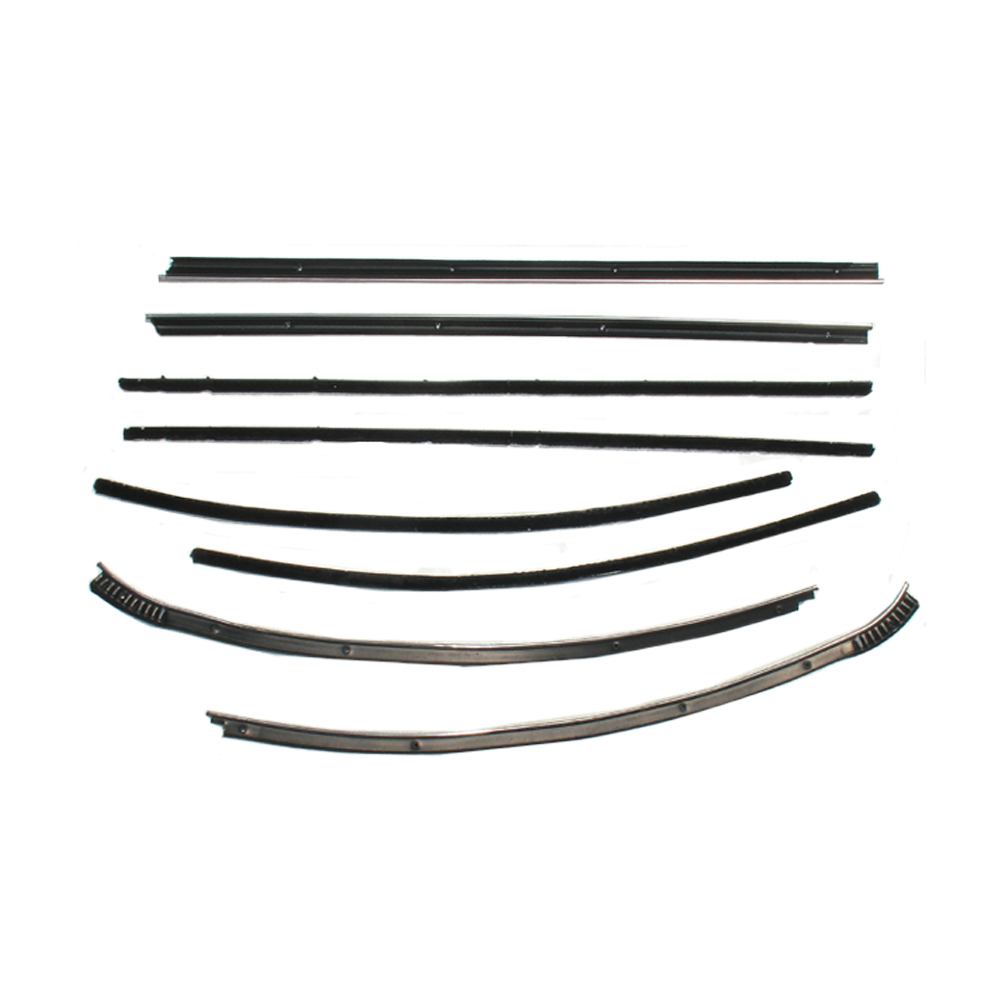 1968 Buick Skylark/GS/Regal/GN WINDOWFELT KIT 8 PIECES OEM 2 DOOR COUPE WITH SPECIAL MOLDING | WS10061S