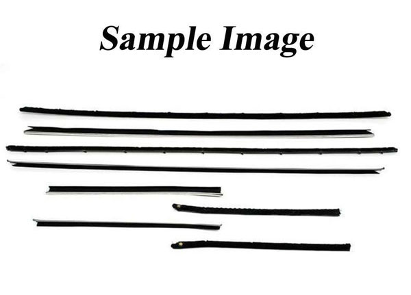1969 Buick Skylark/GS/Regal/GN WINDOWFELT KIT W/ SPECIAL MOLDING 8 PIECE CONVERTIBLE OEM (SKYLARK AND GS) | WS11344S