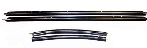 1972 Chevrolet Impala/Caprice/Bel Air OUTER WINDOWFELTS OEM STYLE REPLACEMENTS (IMPALA CONVERTIBLE) - 4 PIECE KIT | WS12329P