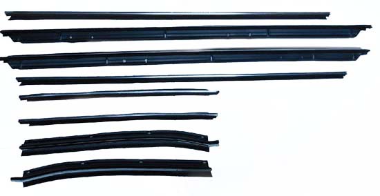 1976 Chevrolet Impala/Caprice/Bel Air WINDOWFELTS OEM STYLE REPLACEMENTS (CAPRICE CONVERTIBLE) - 8 PIECE KIT | WS15363P