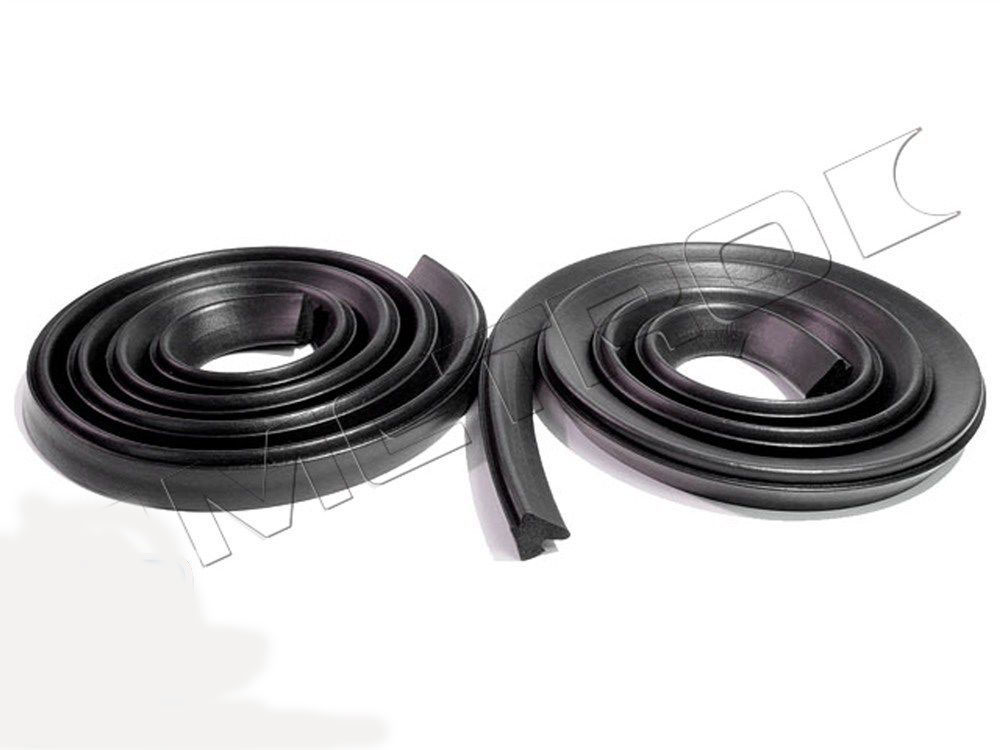 1958 Chevrolet Impala/Caprice/Bel Air BEL AIR / BISCAYNE ROOFRAIL WEATHERSTRIP SEAL PAIR - RR110A | WS3749P