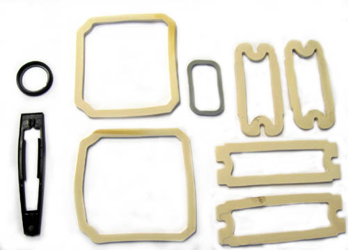 1967 Chevrolet El Camino PAINT GASKET KIT (INCLUDES GASKETS FOR PARK LENSES, TAIL LENSES, BACKUP LENSES, LICENSE LENS, ANTENNA, MIRRORS, DOOR HANDLES & LOCKS) MADE IN THE USA | WS3925E