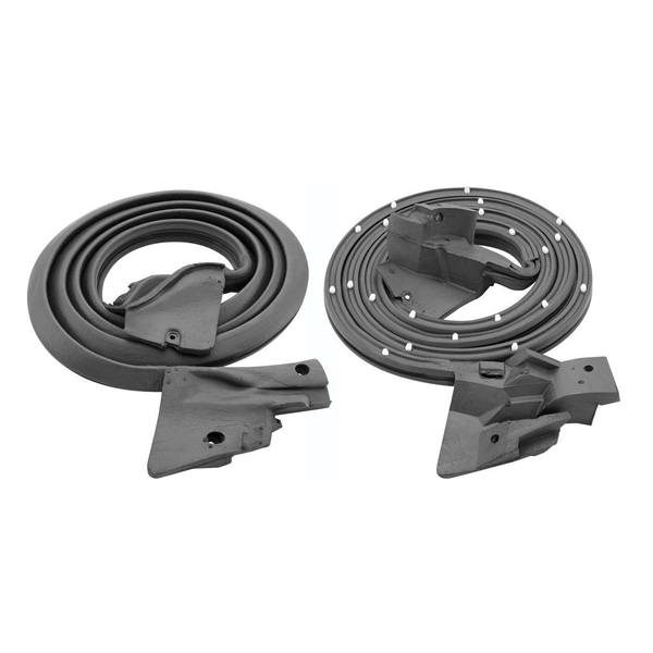 1971 Buick Skylark/GS/Regal/GN DOOR WEATHERSTRIPS WITH CLIPS AND MOLDED ENDS, HARDTOP, CONVERTIBLE - PR | WS4415Z