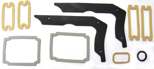 1967 Chevrolet Chevelle/Malibu PAINT GASKET KIT (INCLUDES GASKETS FOR PARK LENSES, TAIL LENSES, BACKUP LENSES, LICENSE LENS, ANTENNA, QUARTER EXTENSIONS, DOOR HANDLES & LOCKS) MADE IN THE USA | WS4516V