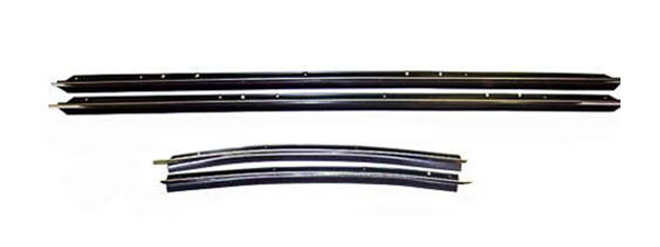 1972 Chevrolet Impala/Caprice/Bel Air OUTER WINDOWFELTS OEM STYLE REPLACEMENTS (IMPALA 4 DOOR HARDTOP) - 4 PIECE KIT | WS52712P