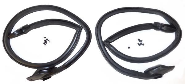 1971 Pontiac Firebird/TransAm LATEX ROOFRAIL WEATHERSTRIPPING (GM #9858880 & #9858881) - PAIR | WS6389F