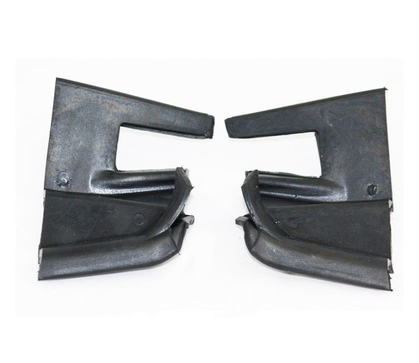 1963 Mopar Dodge/Chrysler/Plymouth B BODY 2 DR HARDTOP & CONVT QUARTER WINDOW PILLAR-POST END SEALS - PAIR | WS7006J