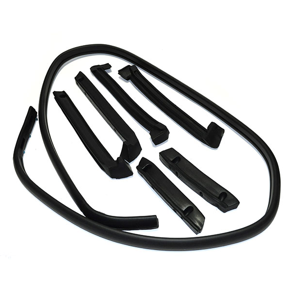 1991 Chevrolet Corvette TOP RAIL WEATHERSTRIP SEAL KIT - 7 PIECES
INCLUDES: LH AND RH SIDE TOP RAIL SEALS & REAR BOW SEAL
RR8696A | WS80299O