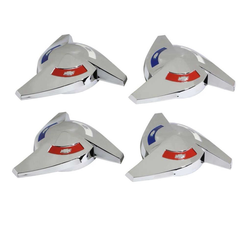 1962 Chevrolet Impala/Caprice/Bel Air WHEEL COVER SPINNERS (SS WITH RETAINERS) GM 3815101 - SET OF 4 | WT1007P
