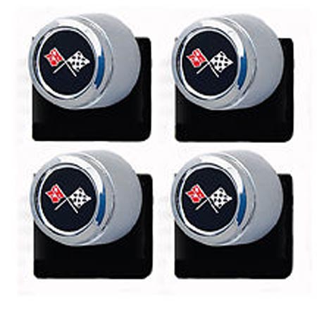 1978 Chevrolet Corvette NEW CORVETTE INDY PACE CAR CENTER CAPS - SET OF 4 | WT12849O