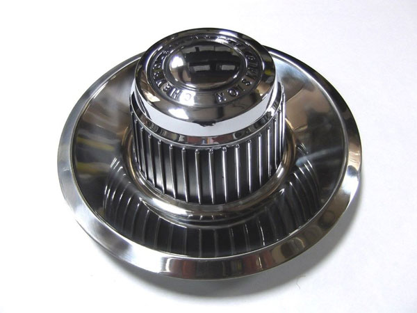 1972 Chevrolet Monte Carlo RALLY WHEEL CAP & DISH (CHEVROLET MOTOR DIVISION IMPRINTED IN CAPS) METAL - EA | WT4595C