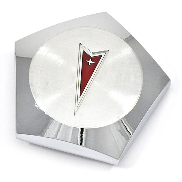 1975 Pontiac Grand Prix 69-UP HONEYCOMB CENTER CAPS WITH ARROW CREST PENTAGON SHAPED (REPRODUCTION SNAP ON STYLE) - EA | WT7091Z