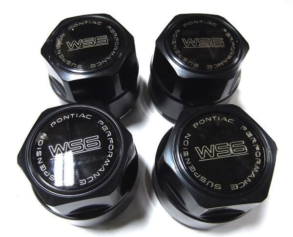 1988-1992 Pontiac Firebird Trans Am WS6 Center Hub Cap – Silver With Black Emblem – GM Restoration