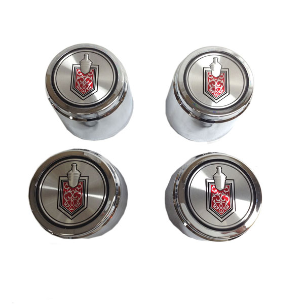 1984 Chevrolet Monte Carlo CHROME PLASTIC CENTER CAP WITH MONTE CARLO CREST (REPRODUCTION) - SET OF 4 | WT80829M